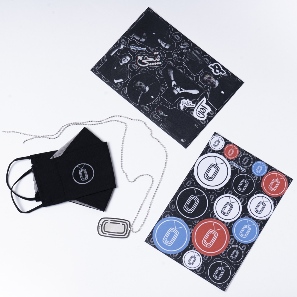 باندل پلاک و استیکر و ماسک